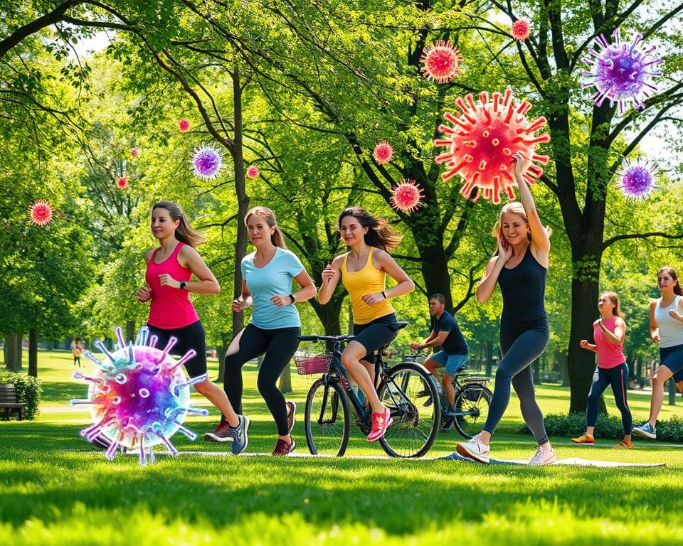 Auswirkungen von Bewegung auf das Immunsystem