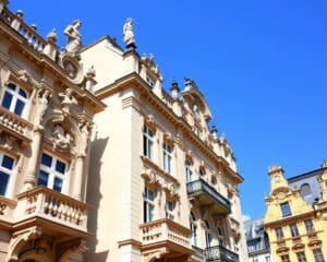 Barocke Fassaden in Dresden, Deutschland