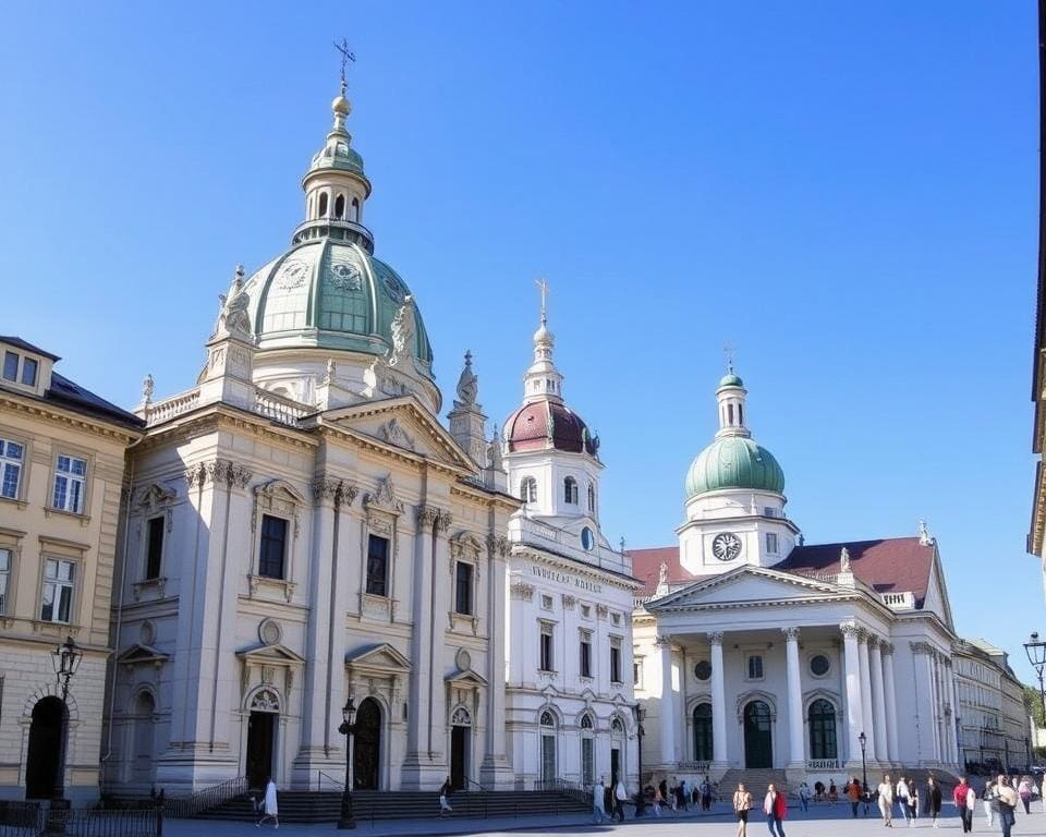 Barocke Kirchen in Linz, Österreich