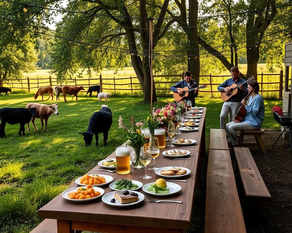 Bauernhof Brunch mit Musik