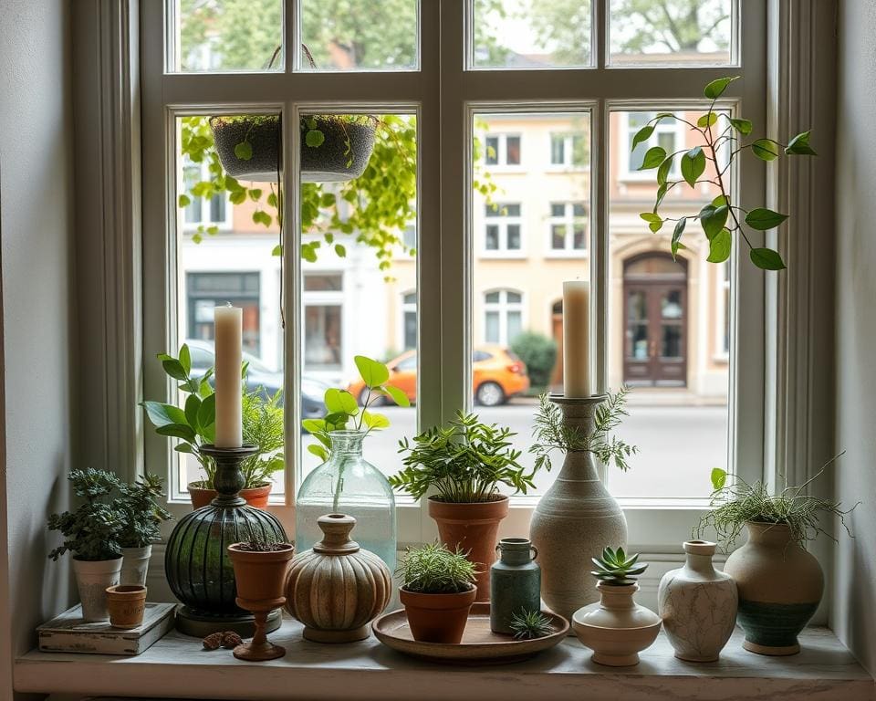 Fensterbänke als Deko-Fläche clever nutzen