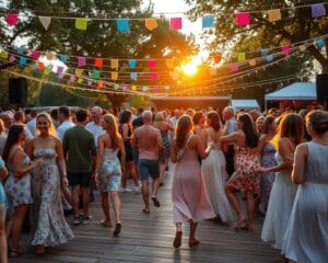 Freiluft-Tanzveranstaltungen im Sommer