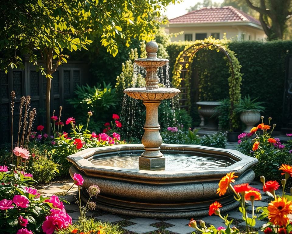 Gartenbrunnen gestalten: Wasser als Highlight im Außenbereich