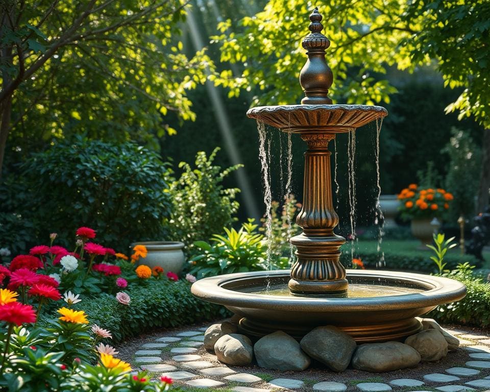 Gartenbrunnen gestalten