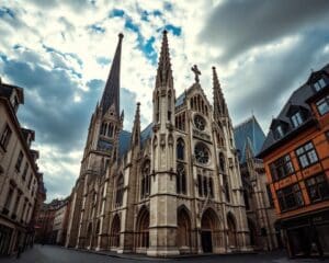 Gotische Kathedralen in Rouen, Frankreich