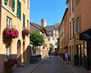 Historische Altstadt in Avignon, Frankreich