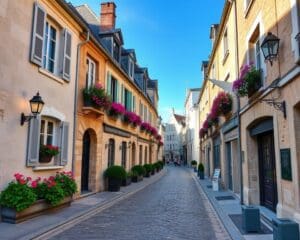 Historische Gassen in La Rochelle, Frankreich