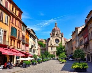 Historische Plätze in Lyon, Frankreich