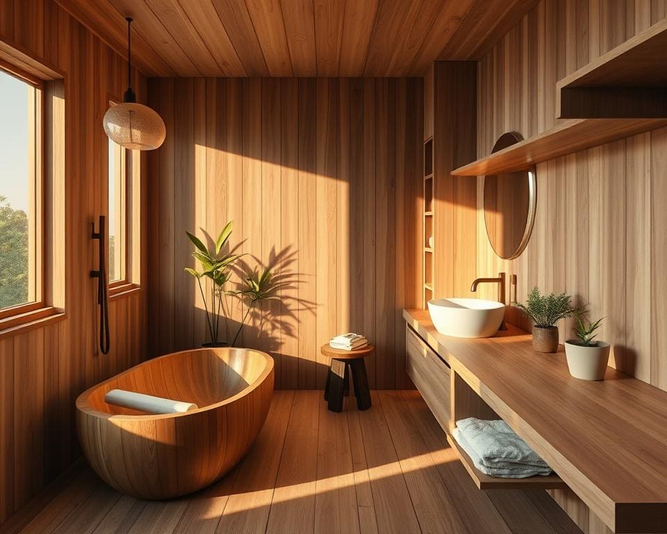 Holz als kreatives Design-Element im Badezimmer