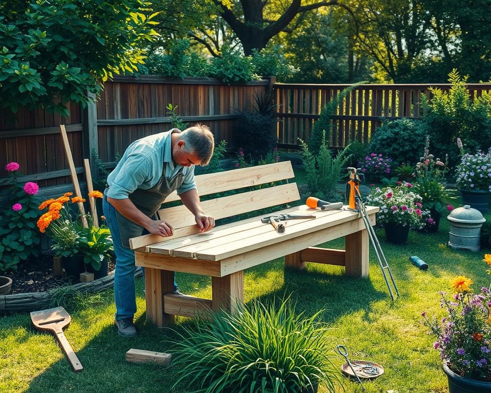 Holzbänke für den Garten selber bauen: Einfache Anleitung