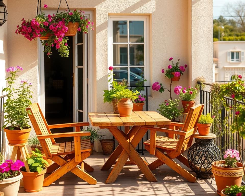 Holzmöbel für den Balkon selber machen