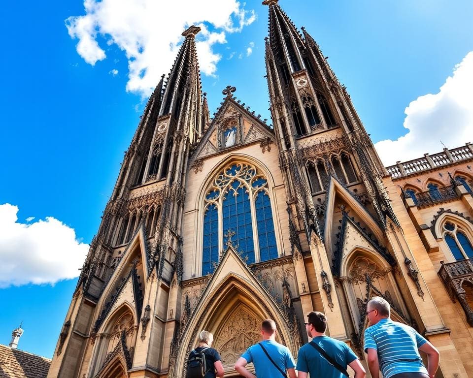 Kathedralenbesichtigung in León, Spanien