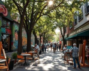 Kreative Viertel in Madison, Wisconsin