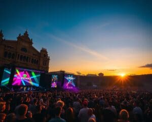 Musikfestivals in historischen Stadien