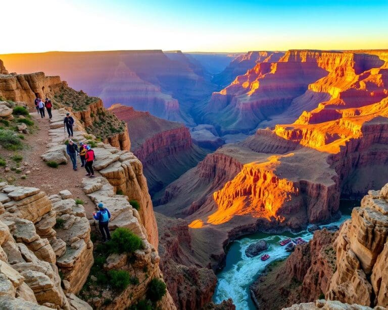 Outdoor-Aktivitäten im Grand Canyon, Arizona