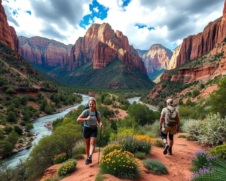 Outdoor-Aktivitäten im Zion Nationalpark, Utah