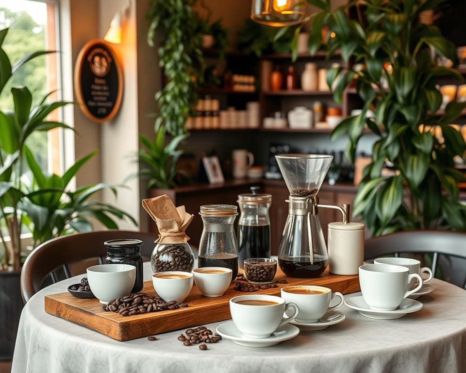 Spezialitätencafés und Kaffee-Veranstaltungen