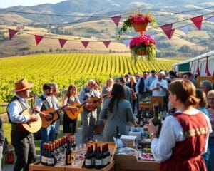 Weinfeste mit traditioneller Musik