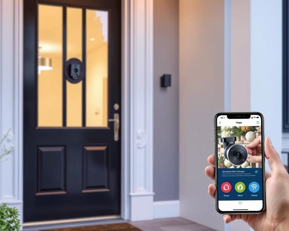 smarte Türkameras mit App-Steuerung