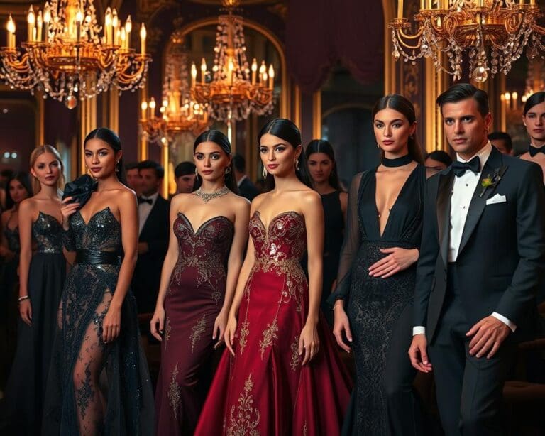 Elegante Abendmode: Glanzvolle Outfits