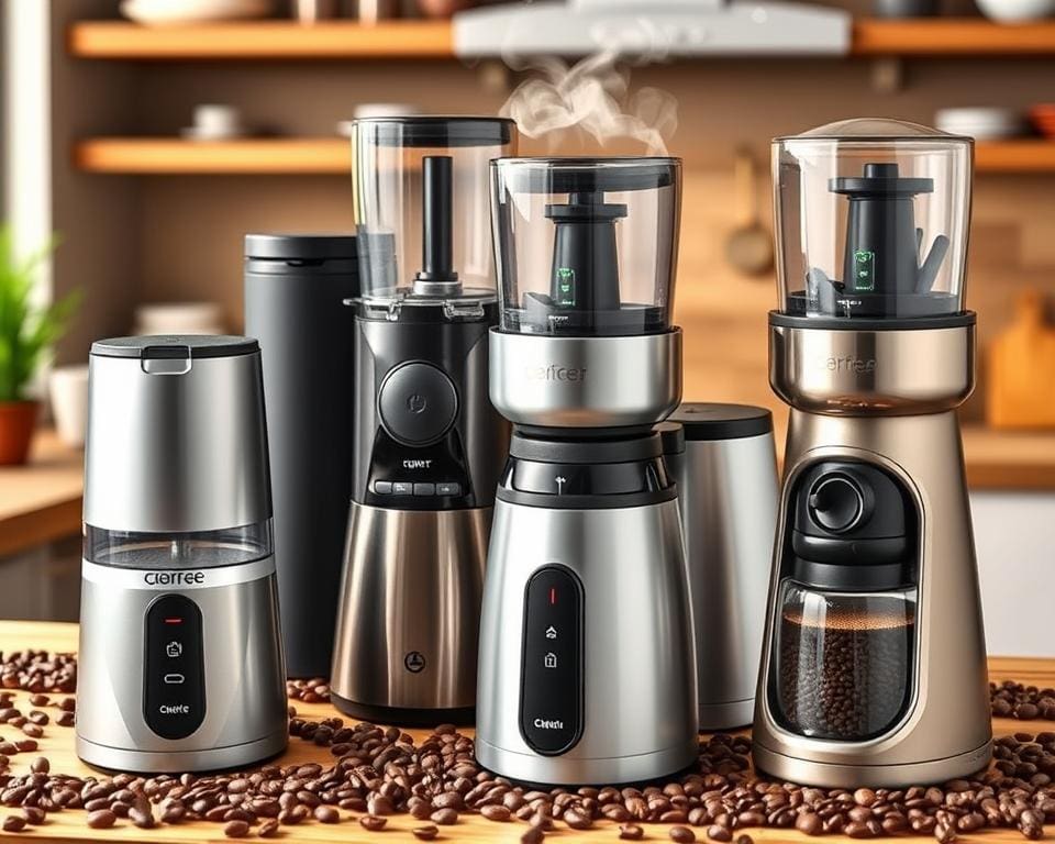 Elektrische Kaffeemühlen für aromatischen Kaffee