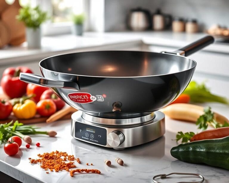 Elektrische Wokpfannen mit Temperaturregelung