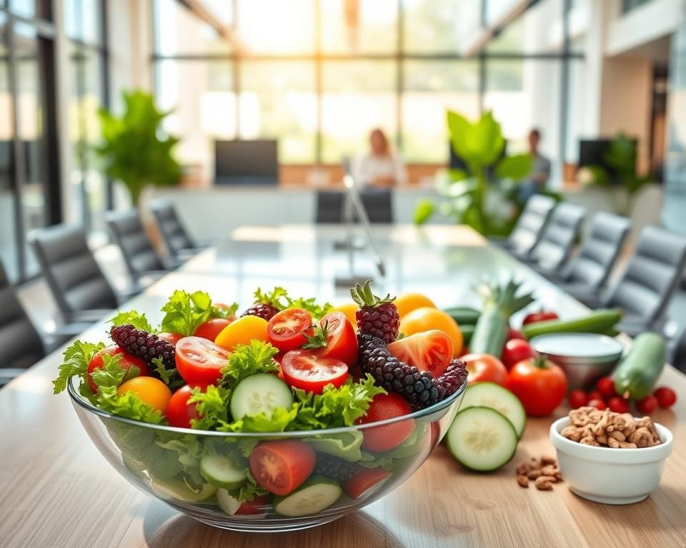 Gesunde Ernährung im Büro: Leistungsfähigkeit erhöhen