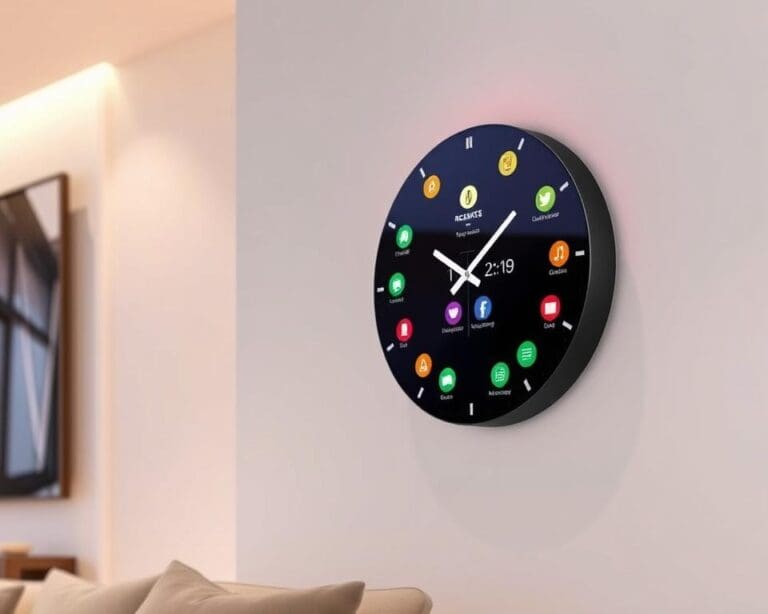 Intelligente Wanduhren mit Erinnerungsfunktion