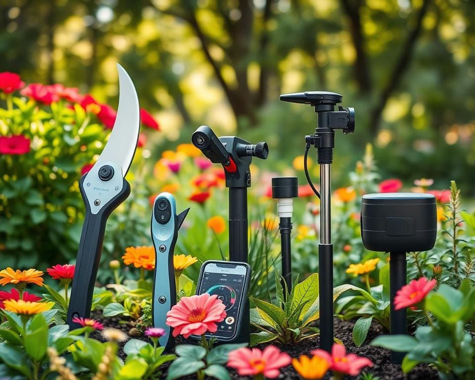 Smarte Gartenwerkzeuge mit App-Steuerung