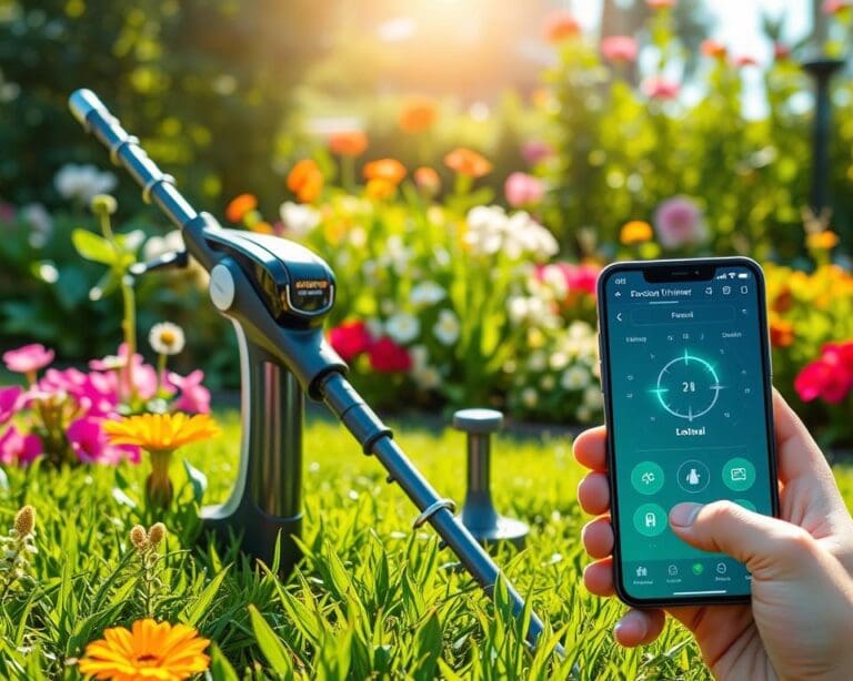Smarte Gartenwerkzeuge mit App-Steuerung