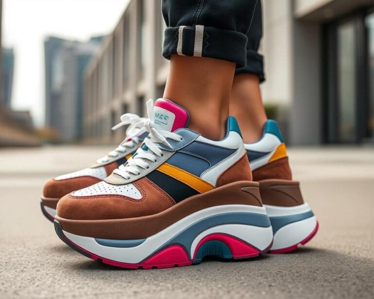 Sneaker mit Plateau: Komfort trifft auf High-Fashion