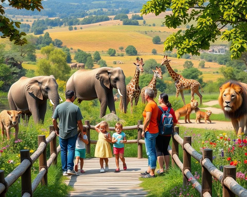 Familienausflüge zu Tierparks und Naturreservaten