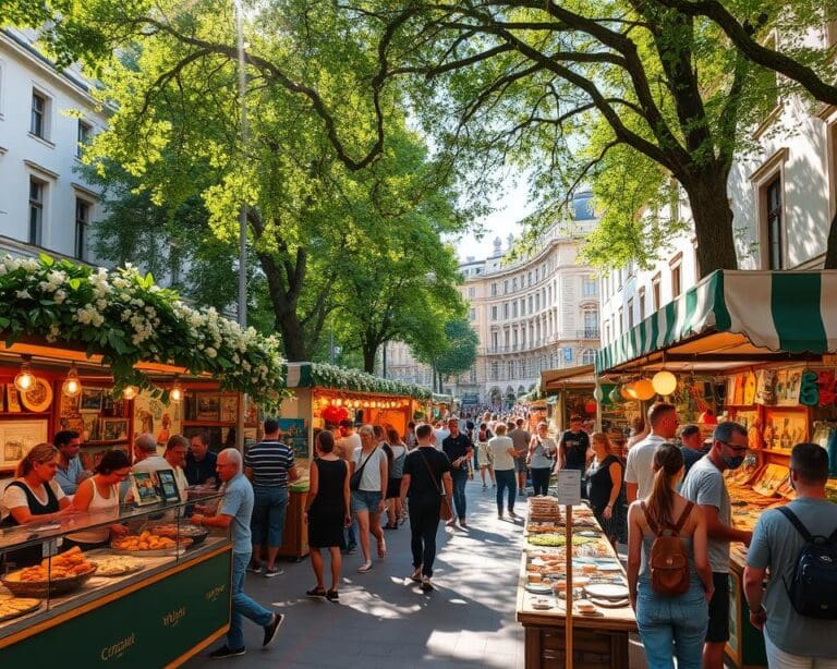 Sommermärkte in Wien: Kunst und Kulinarik