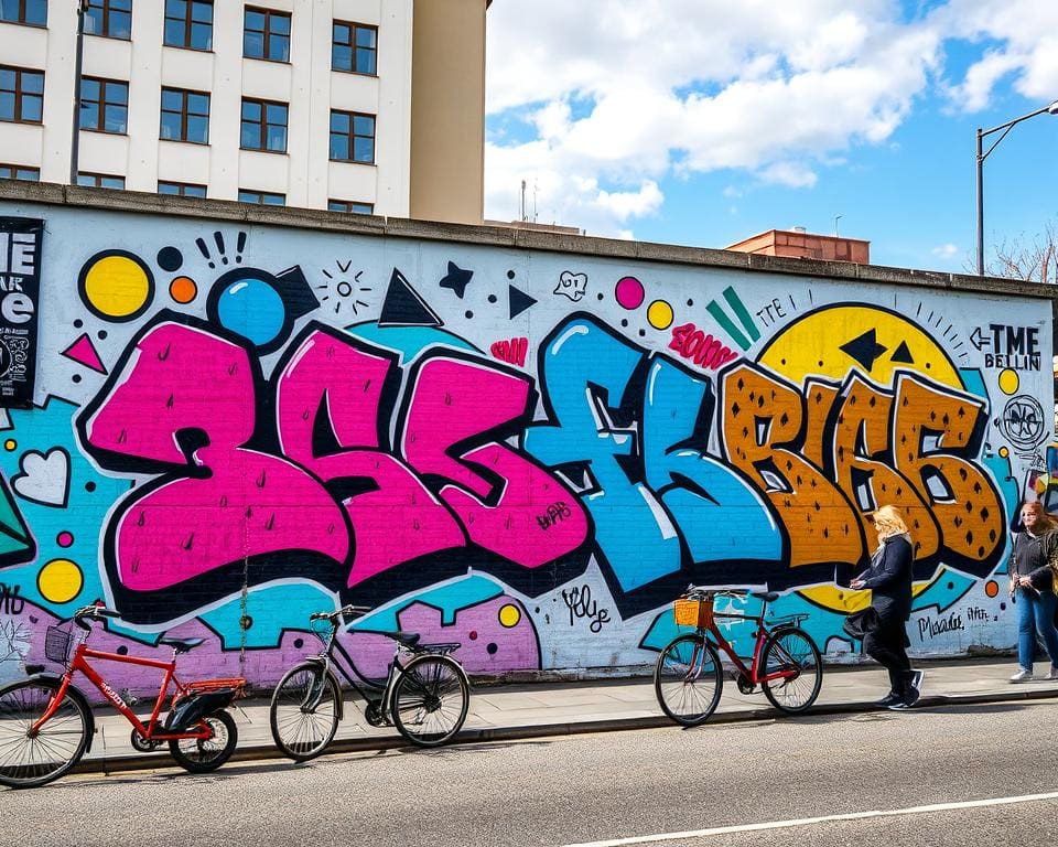 Streetart in Berlin: Farbenfrohe Kunst