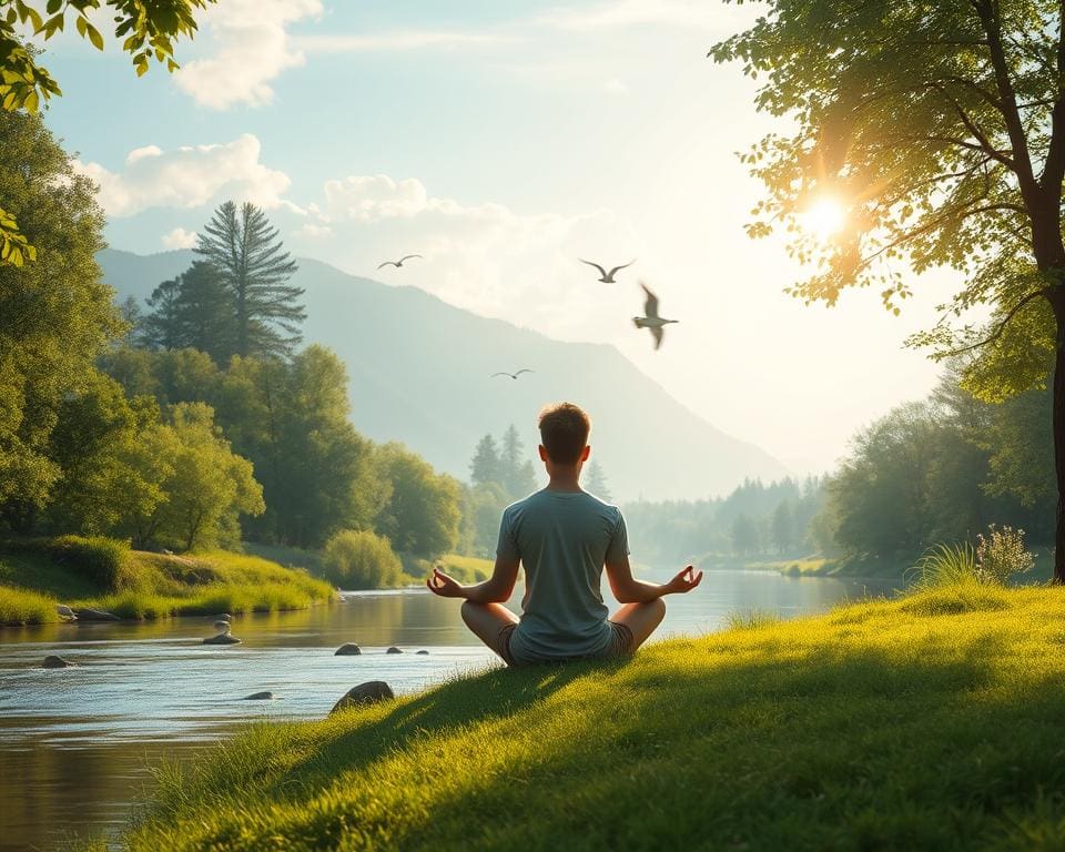 positive Effekte von Meditation auf Stress