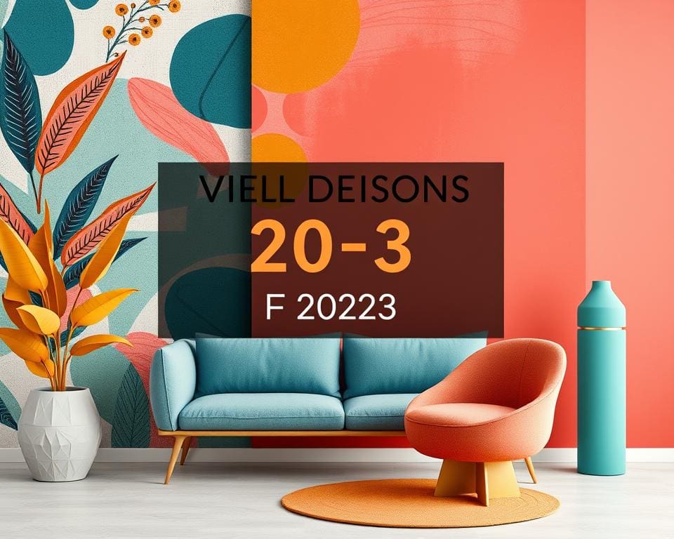 Aktuelle Designs Farbtrends 2023