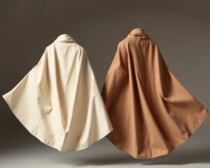 Capes in gedeckten Farben: Minimalistisch und elegant