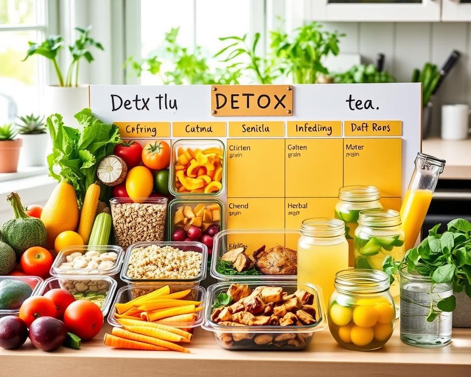 Detox Programm Mahlzeitenplanung