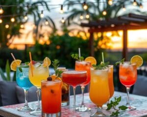 Die besten Cocktails für entspannte Sommernächte