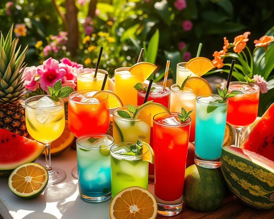 Die besten Drinks für Sommerpartys mit Freunden