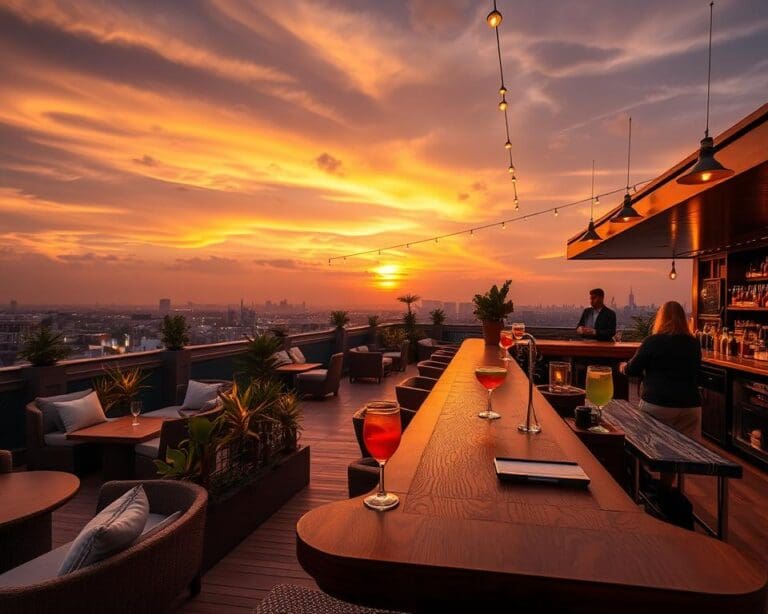 Die schönsten Rooftop-Bars für Cocktails und Musik