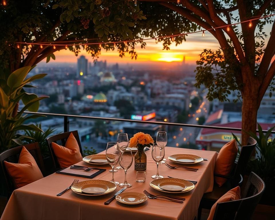 Genuss mit Blick über die Stadt