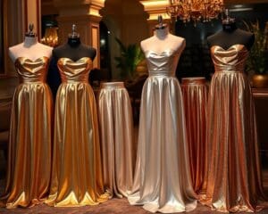 Maxiröcke mit Metallic-Finish: Eleganz für den Abend