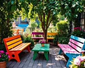 Outdoor-Bänke von Fermob: Für den geselligen Gartenbereich