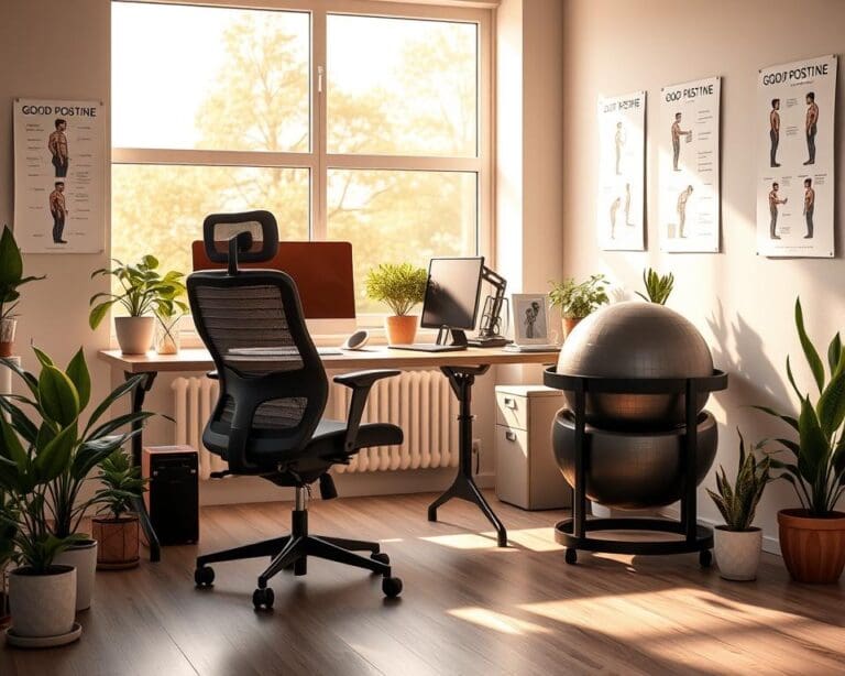 Tipps zur Verbesserung der Haltung im Büro