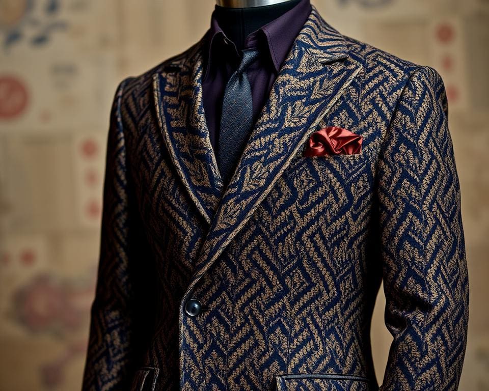 Tweed-Blazer mit Muster: Tradition trifft auf Extravaganz