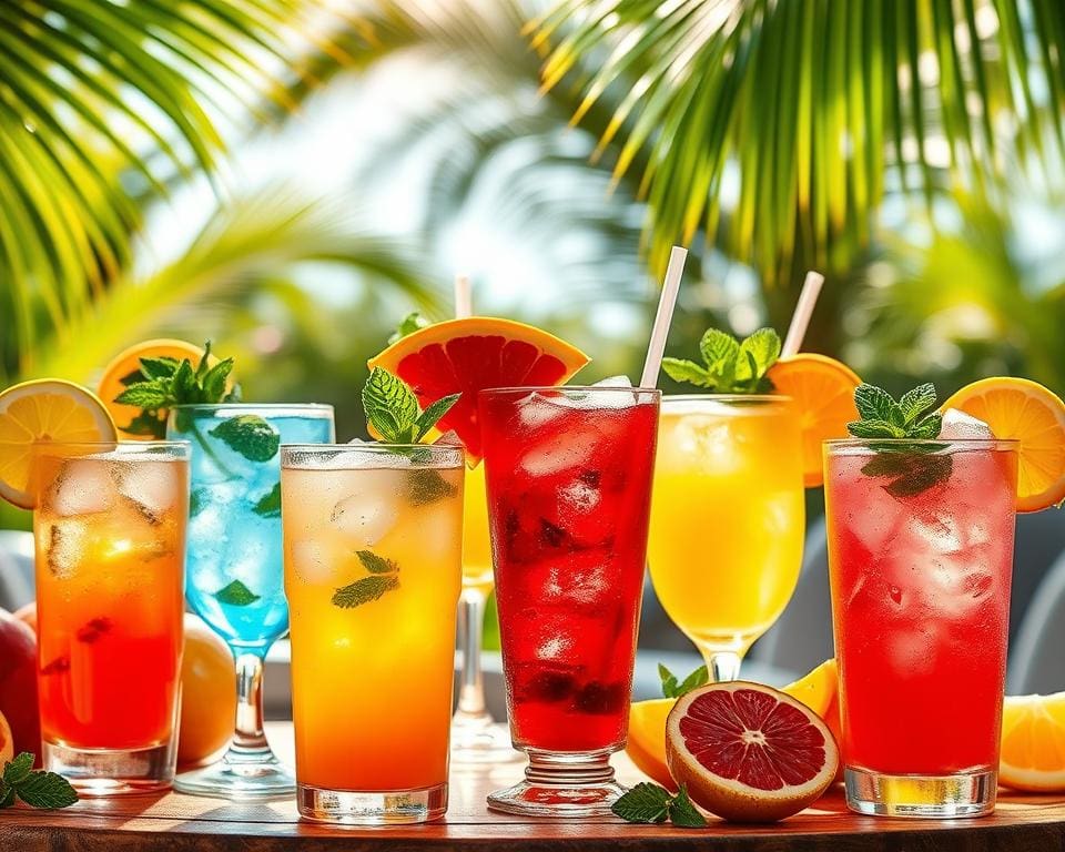 alkoholfreie Sommerdrinks