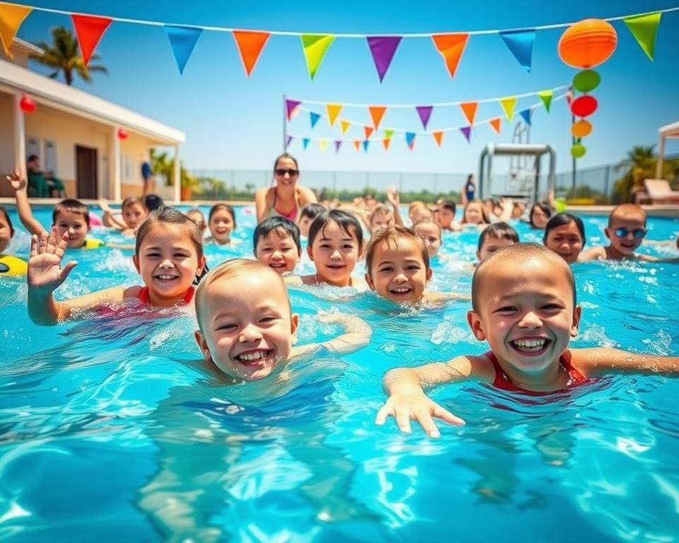 regelmäßige Schwimmstunden