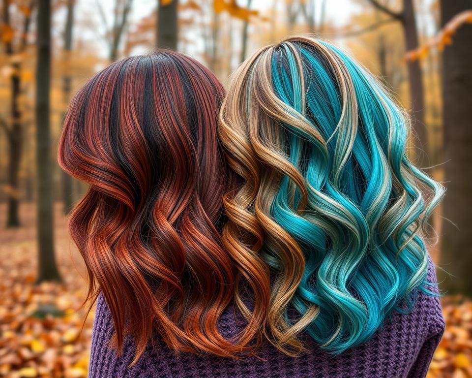 trendige Haarfarben für lebendige Looks