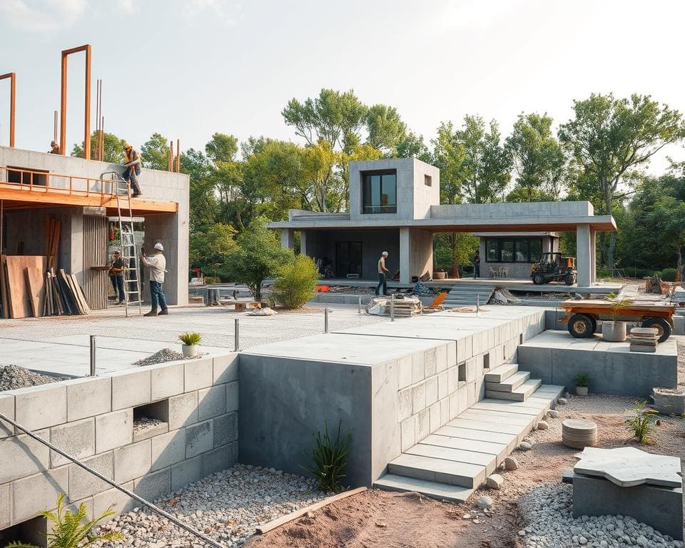 Einsatzmöglichkeiten von Recycling-Beton